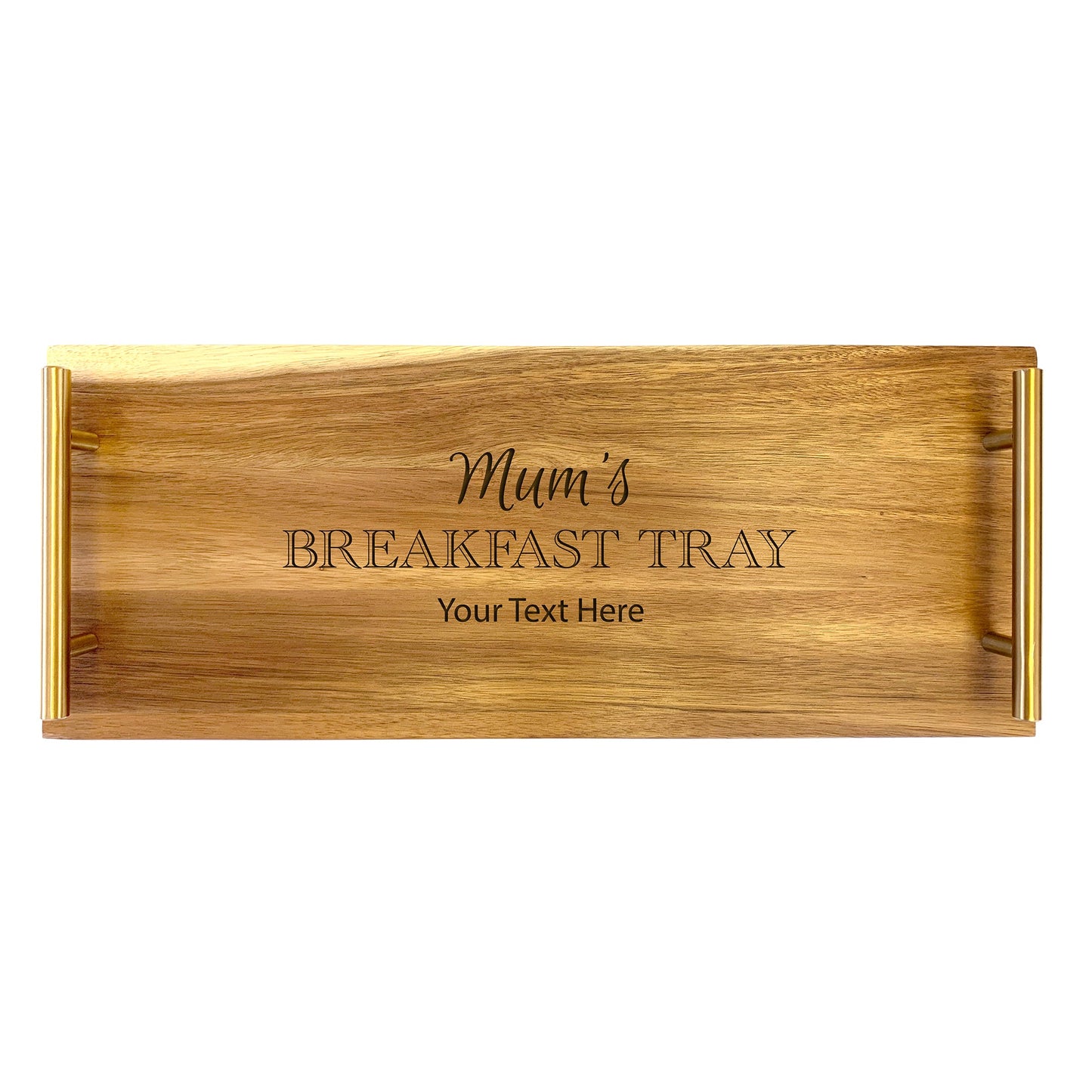Engraved Serving Board - with Design Breakfast