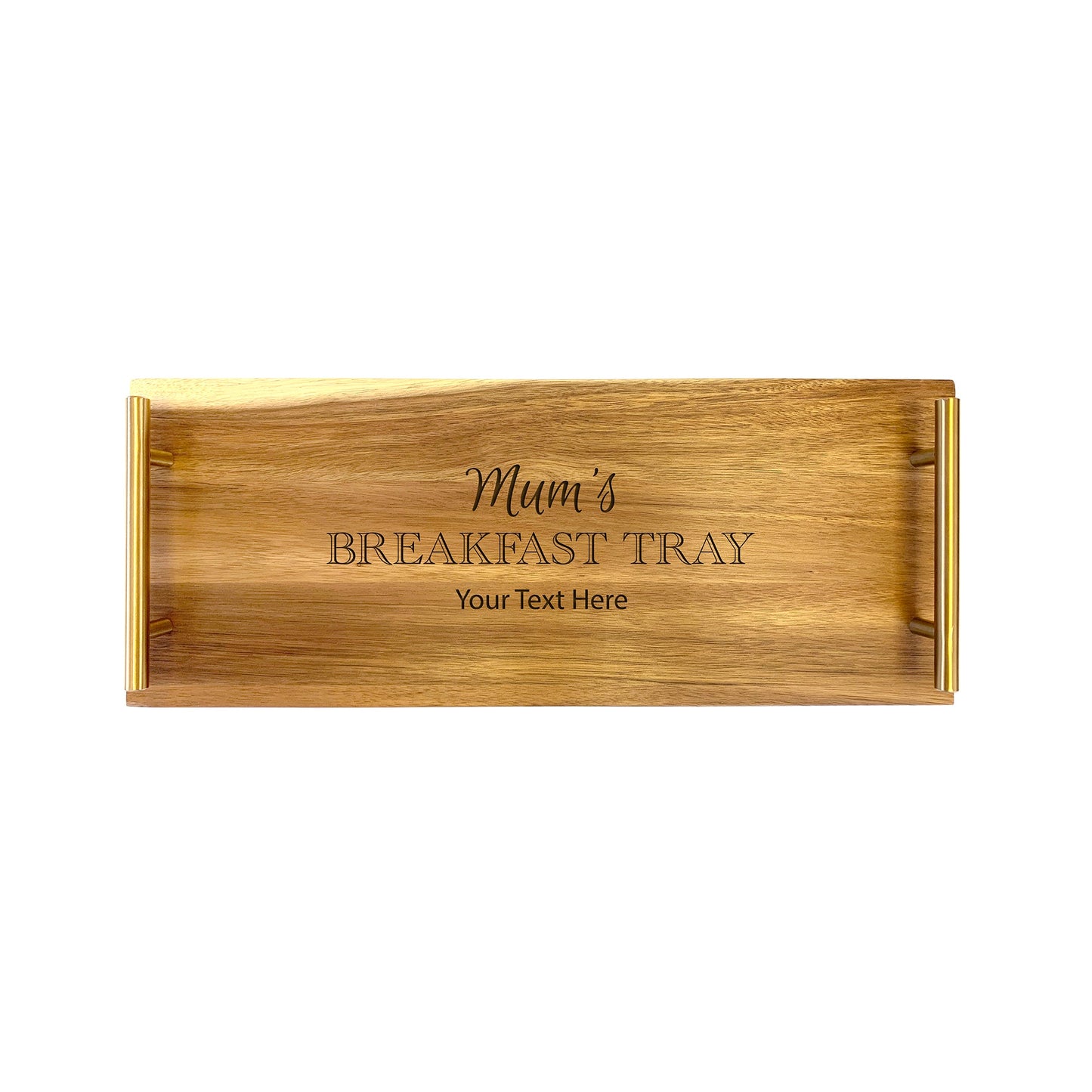 Engraved Serving Board - with Design Breakfast Small