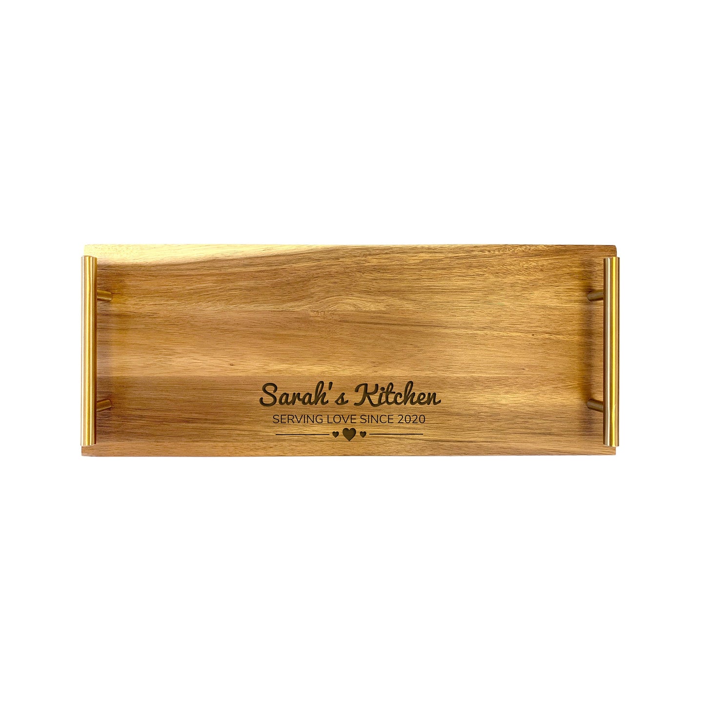 Engraved Serving Board - with Design Kitchen Love Small