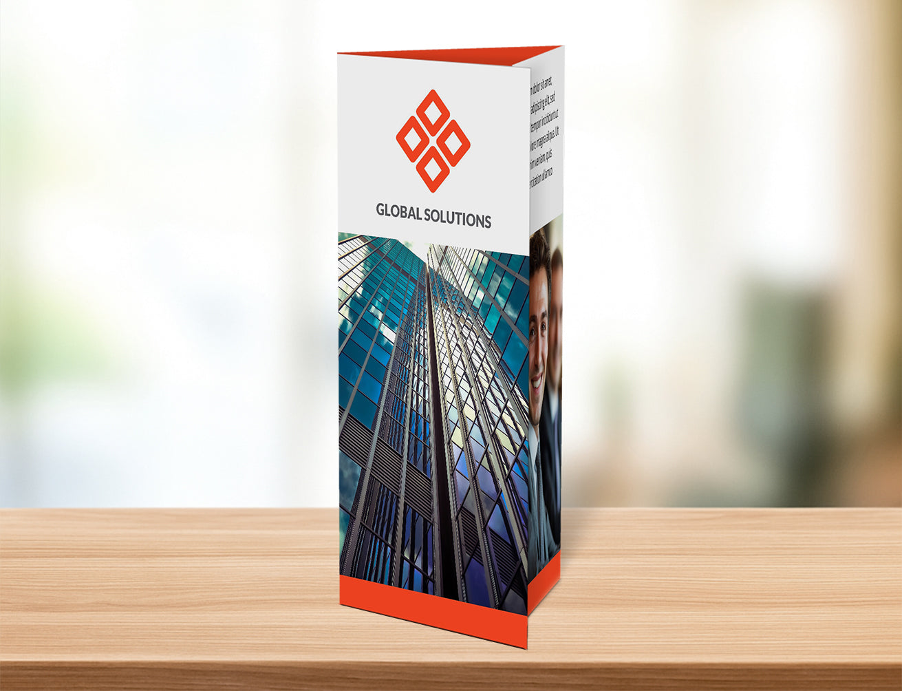 Tri-Fold-Brochure with Custom Design