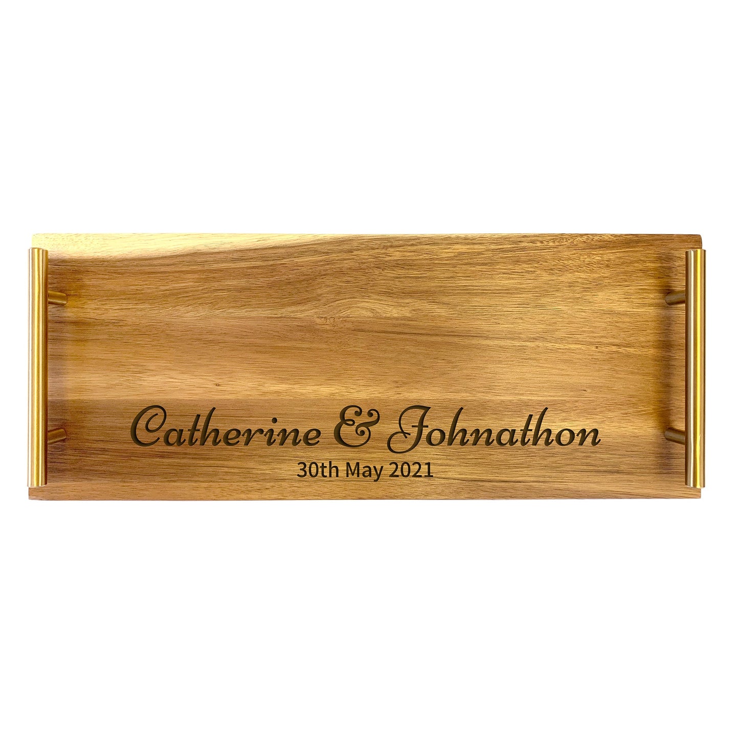 Engraved Serving Board - with Design Couple
