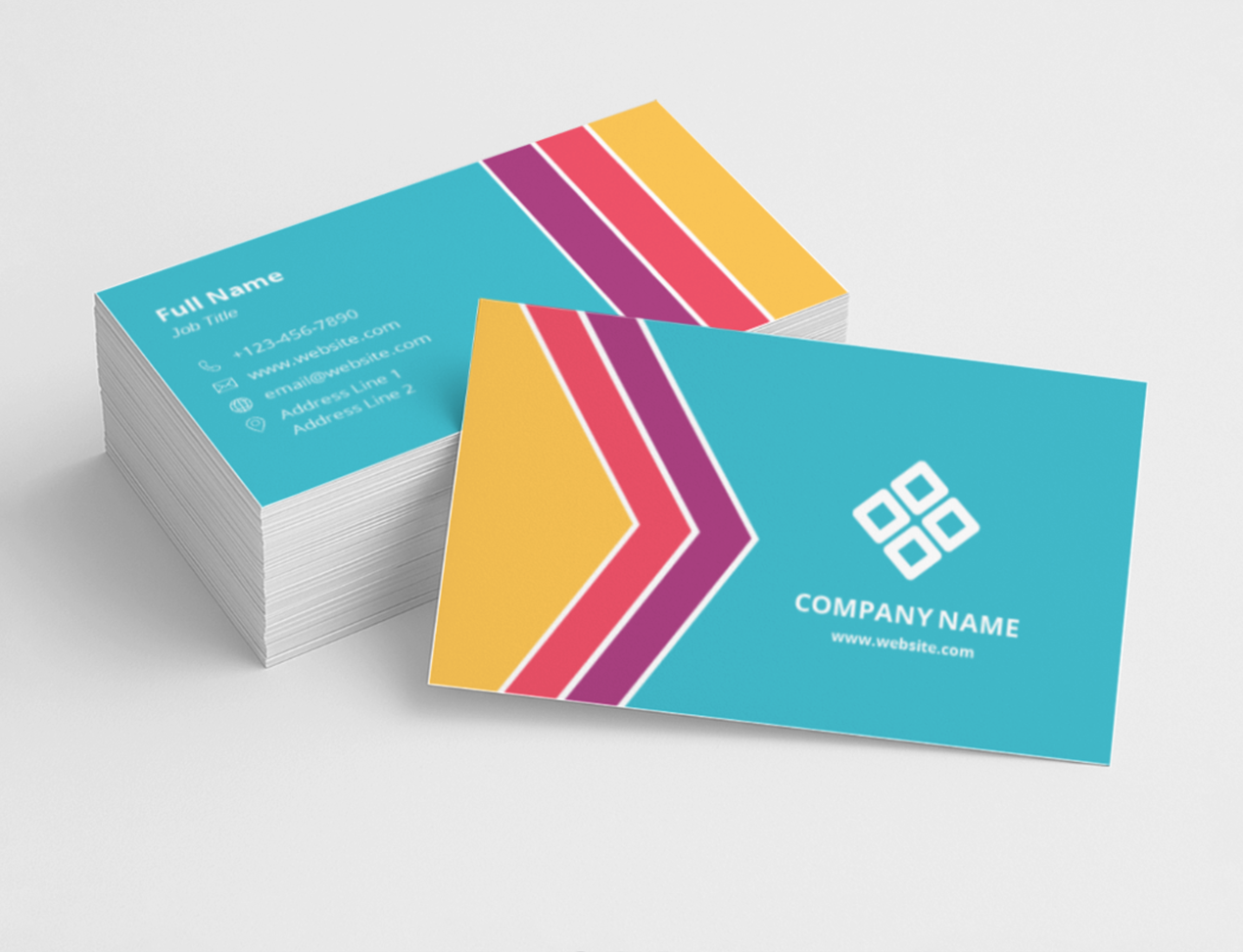 Stylish double-sided custom business card