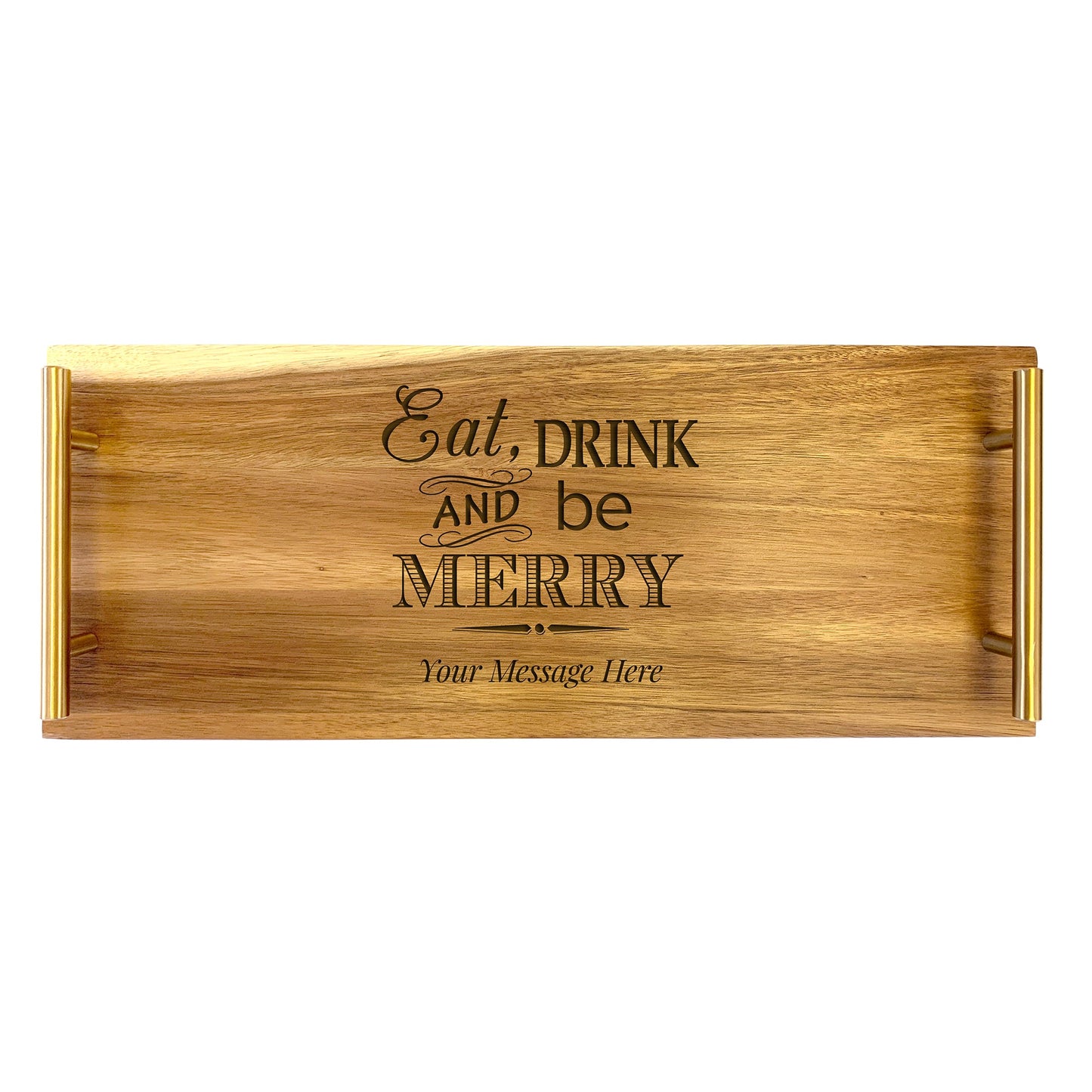 Engraved Serving Board - with Design Eat Drink