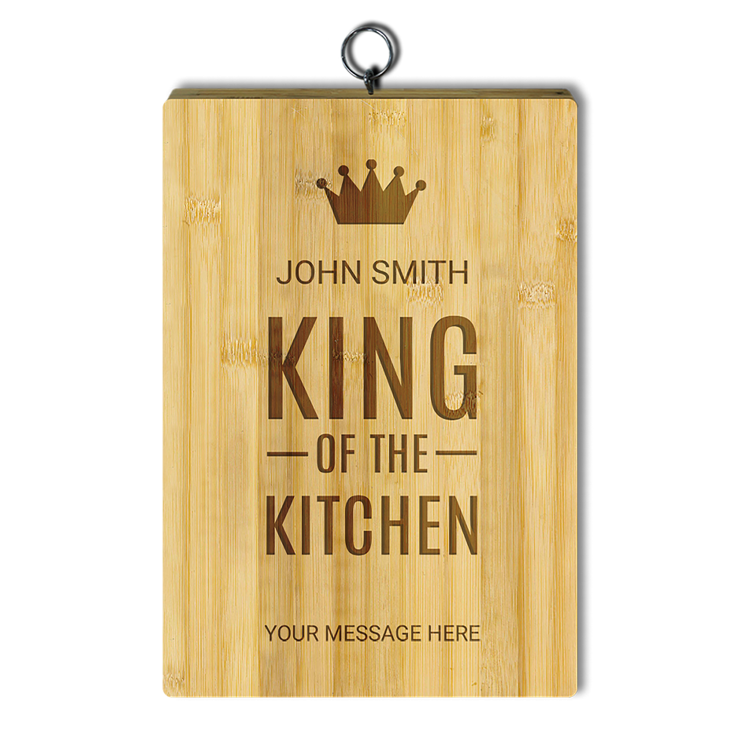 Engraved Kitchenware - Engraved Design: King of the Kitchen