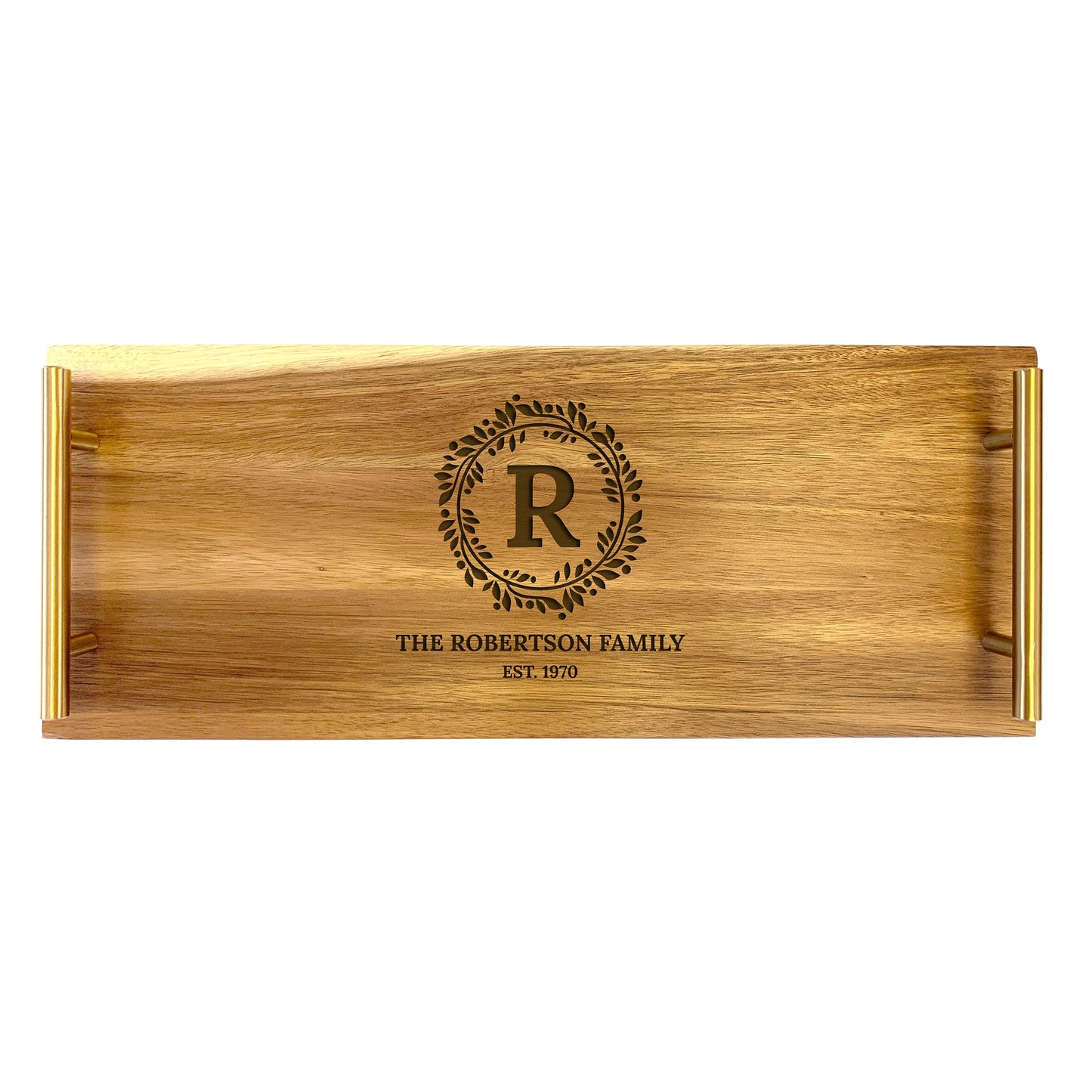 Engraved Serving Board - with Design Monogram