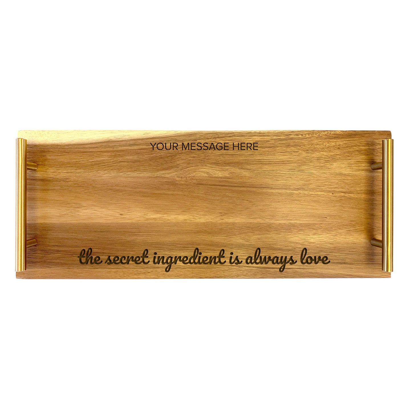 Engraved Serving Board - with Design Ingredient