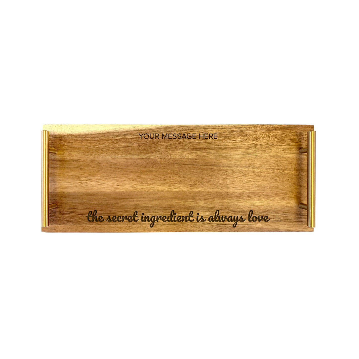 Engraved Serving Board - with Design Ingredient Small
