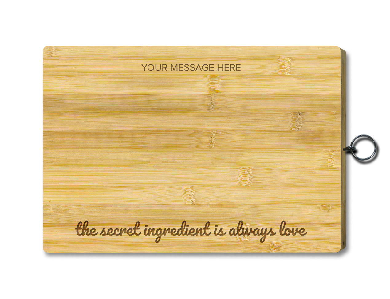 Engraved Cutting Board - with Design Ingredients