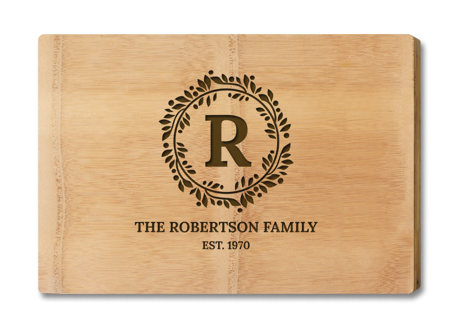 Engraved Cutting Board - with Design