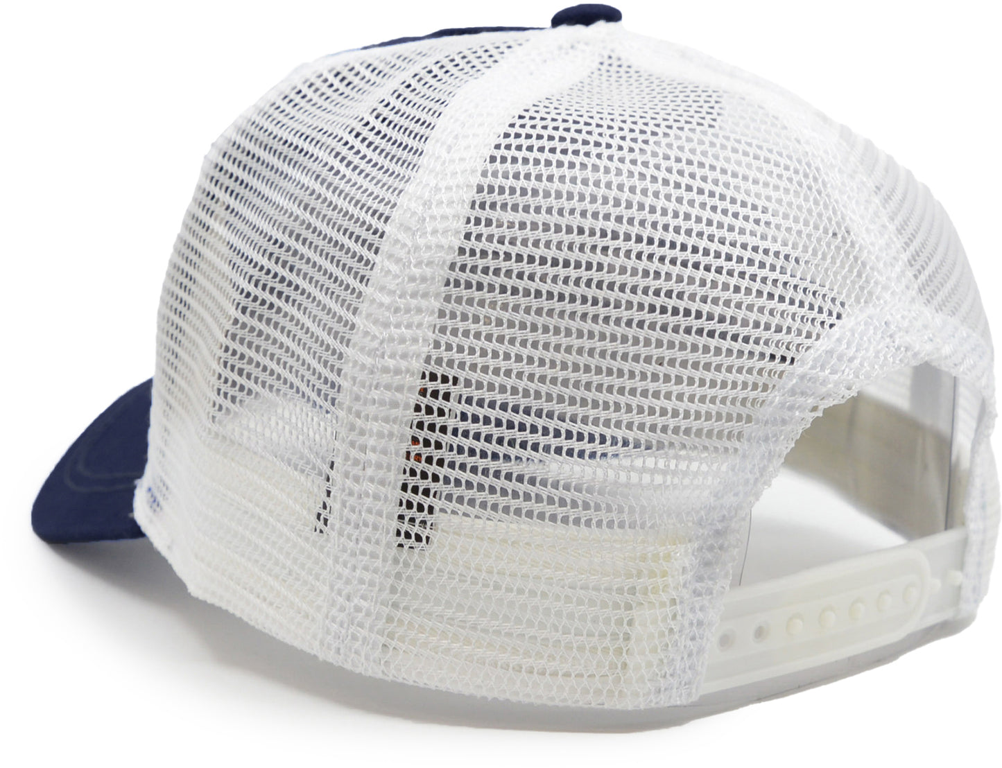 Blue Customisable Trucker Cap back view