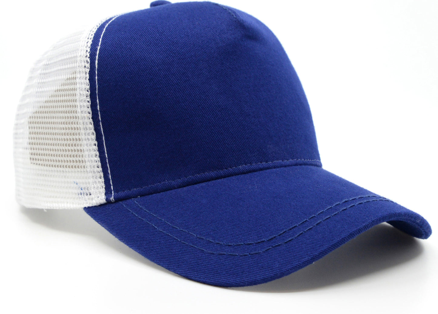 White-Blue Custom Baseball Cap