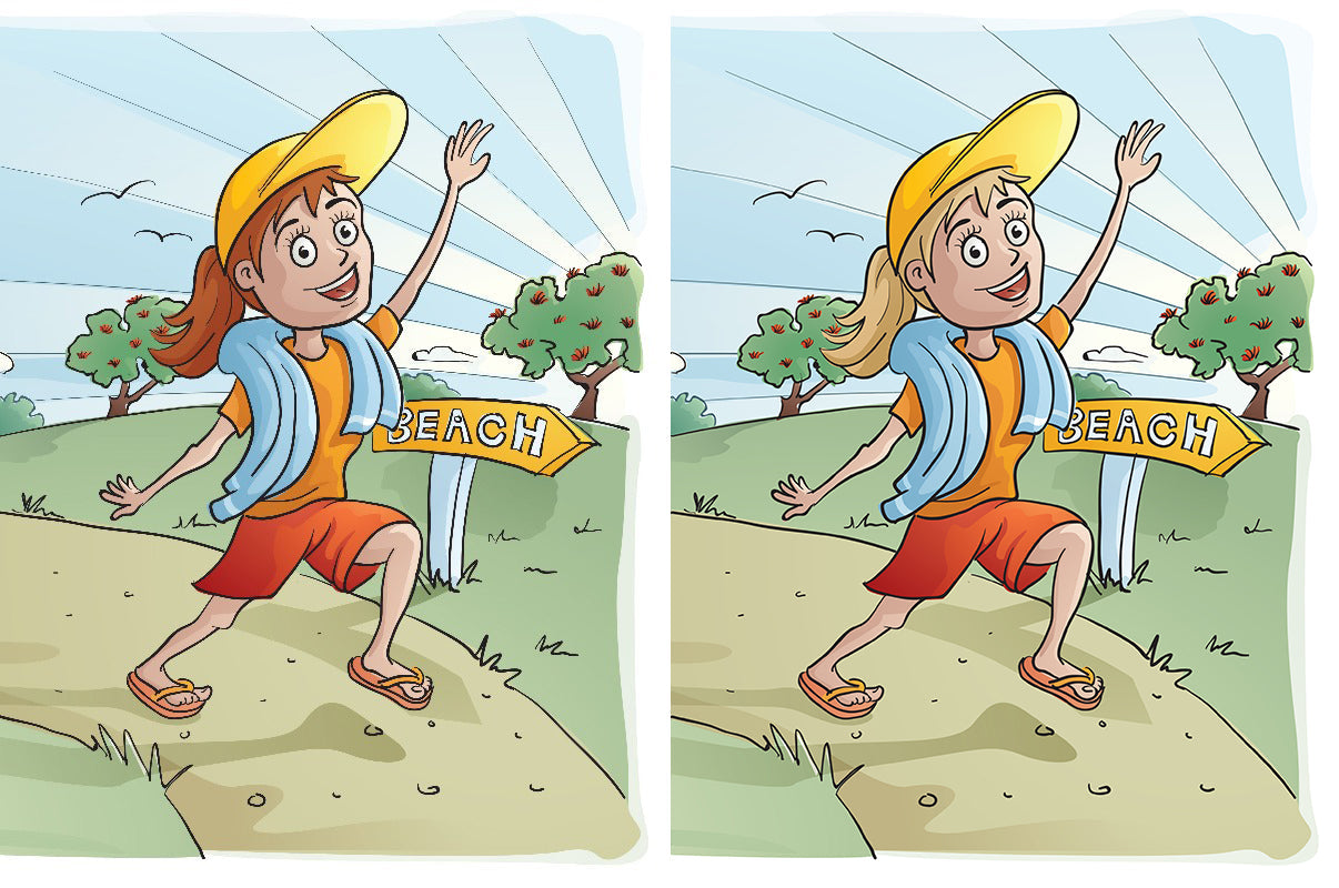 Storybook for kids - Make your kid the hero of the story - Theme Kiwi - Girls