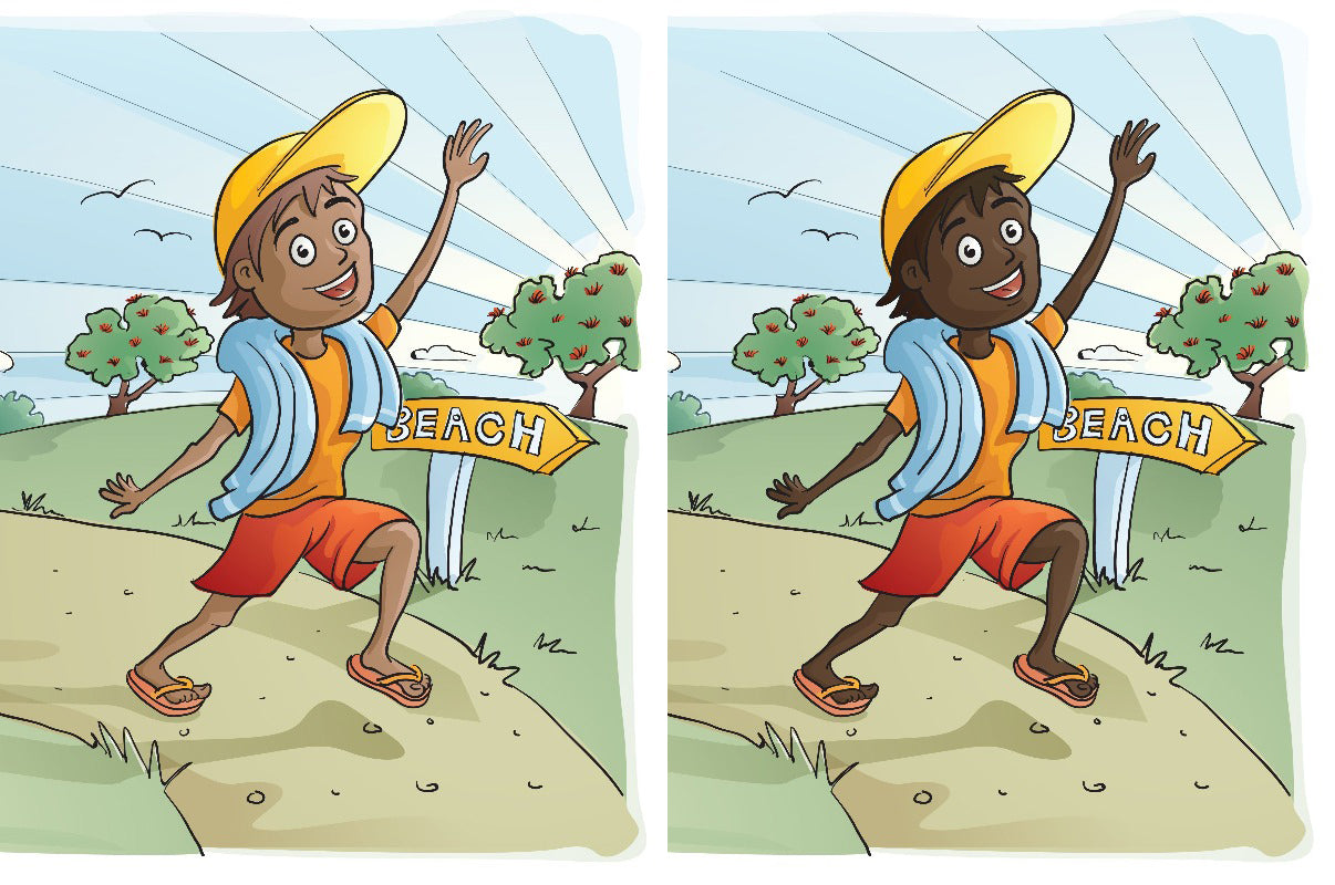 Storybook for kids - Make your kid the hero of the story - Theme Kiwi