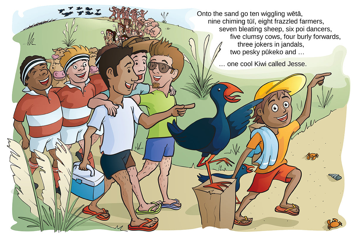 Storybook for kids - Theme Kiwi with friends