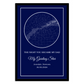 Custom Star Map - Classic - Blue