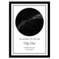 Custom Star Map - Classic - White