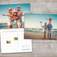 2027-Wall-Calendar personalised with photo on calendar grid