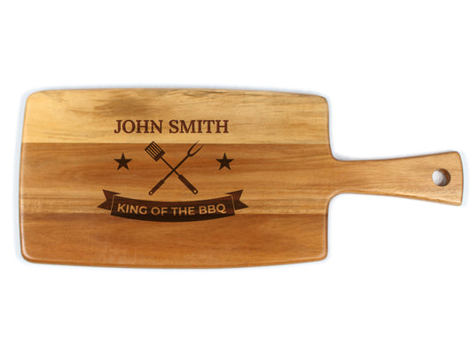 Engraved BBQ Cheese Board - King of the BBQ