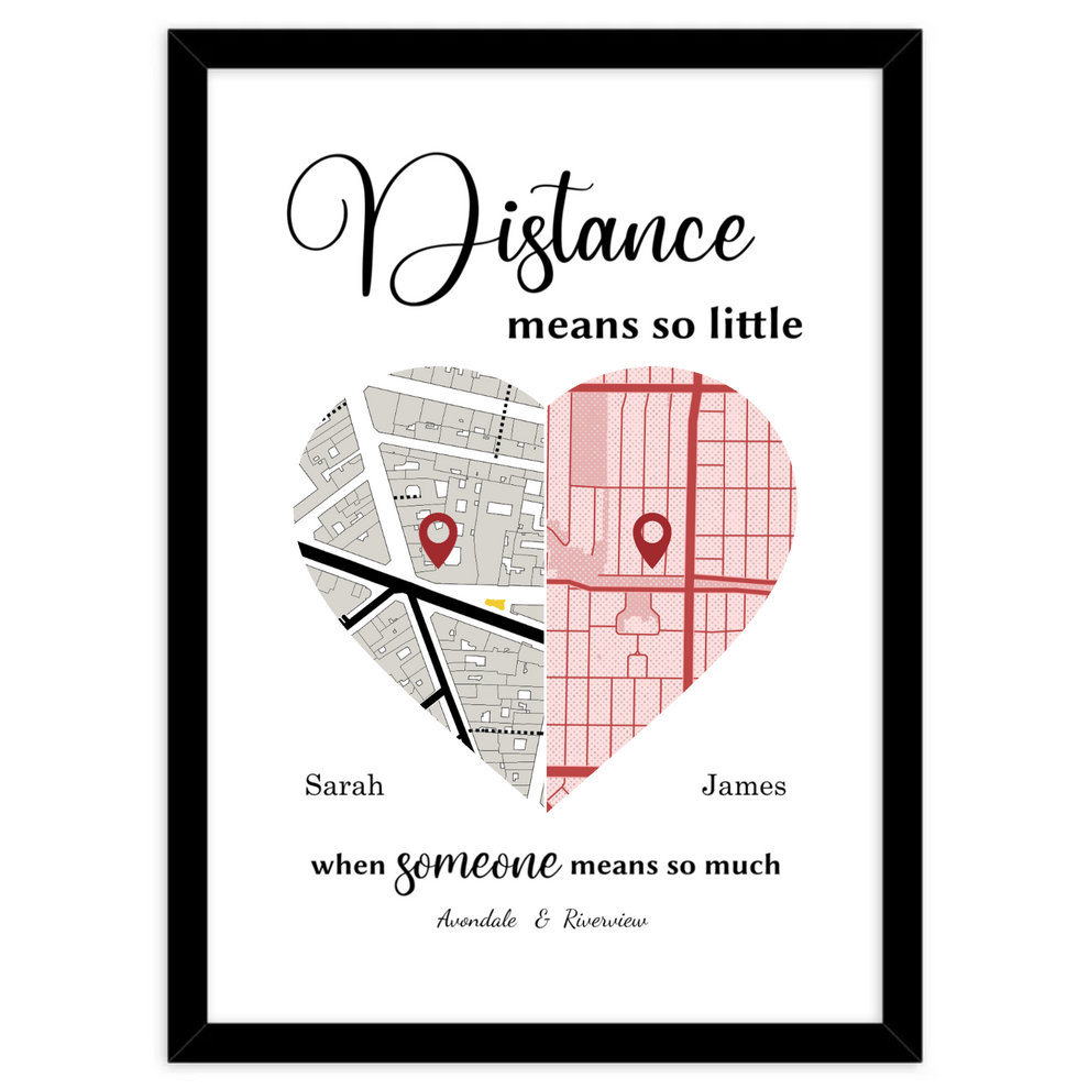 Custom Distance Map | Long Distance Custom Maps AU