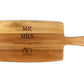 Cheese Boards with Couple Name engraved