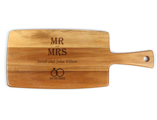 Cheese Boards with Couple Name engraved