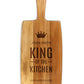 Engraved Kitchenware - Engraved Design: King of the Kitchen - Cheese Board