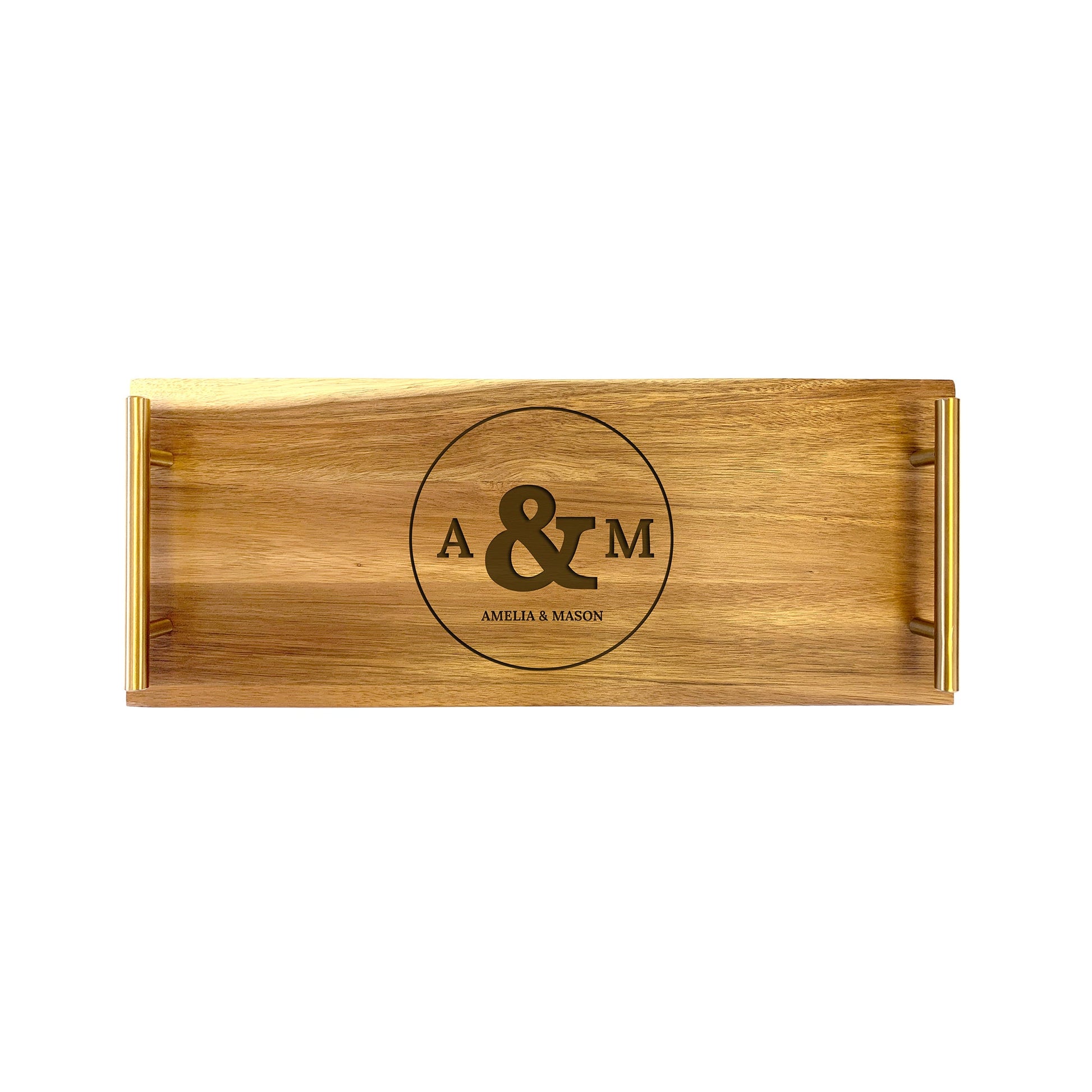 Engraved Serving Tray - Small - Circle