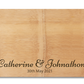 Engraved Cheese Board - with Design Premium