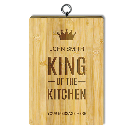 Engraved Kitchenware - Engraved Design: King of the Kitchen