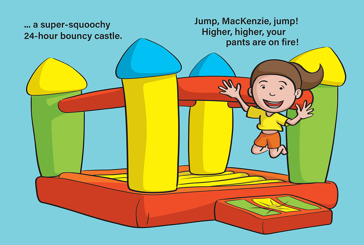 Storybook to make your kid the hero of the story.  Children's book story: Happy Birthday Girl