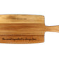 Engraved Cheese Board - with Design Ingredients