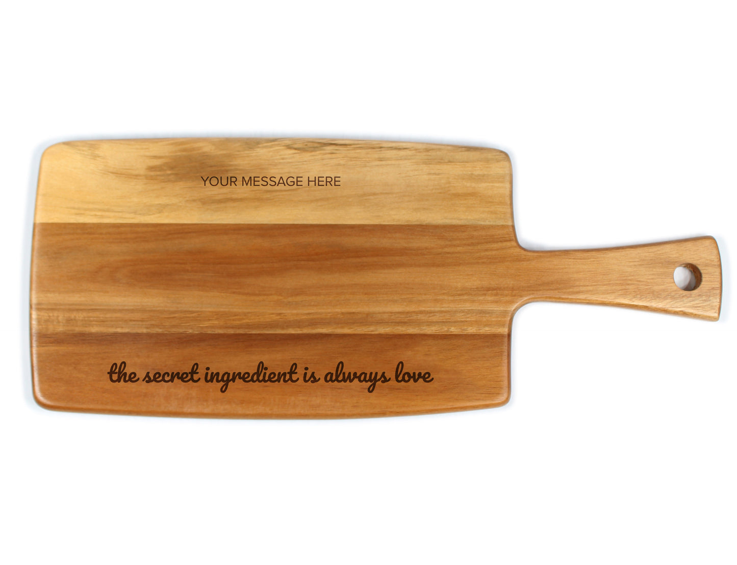 Engraved Cheese Board - with Design Ingredients