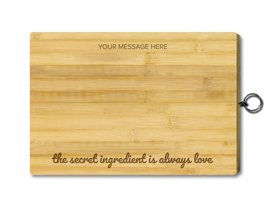 Engraved Cutting Board - with Design Ingredients
