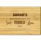 Chopping Board - engraved with Tequila Recipe design