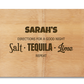 Engraved Cheese Board - with Design Tequila Premium