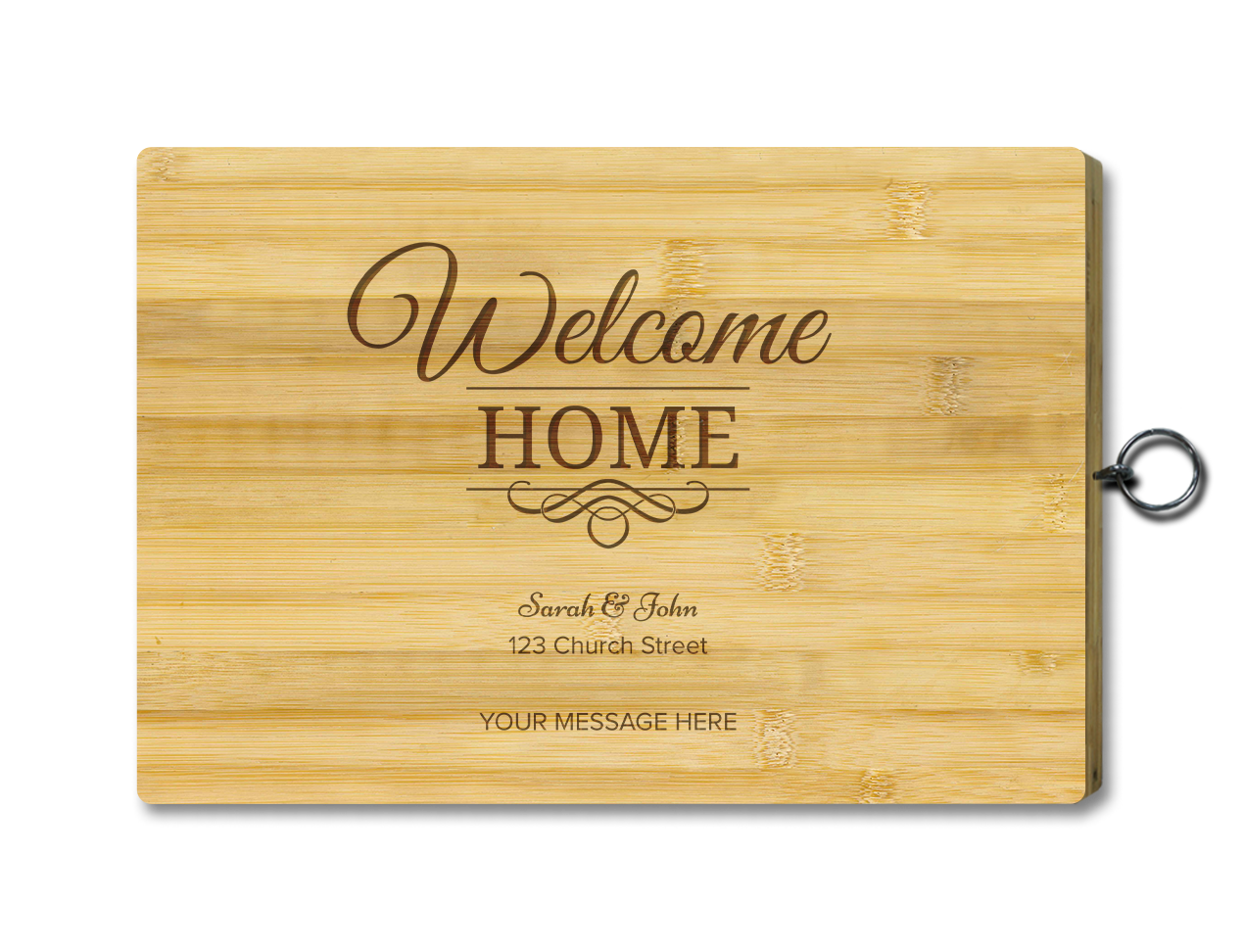 Engraved Cutting Board - with Design Home