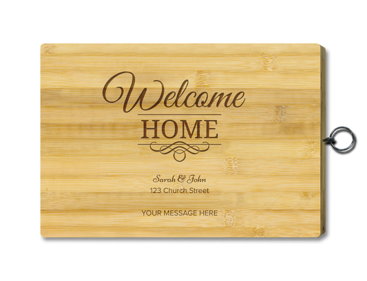 Engraved Cutting Board - with Design Home
