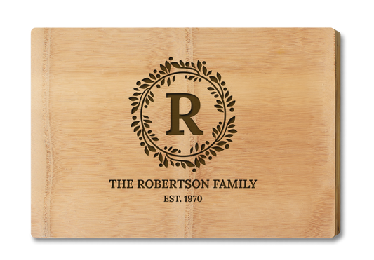Engraved Cutting Board - with Design 