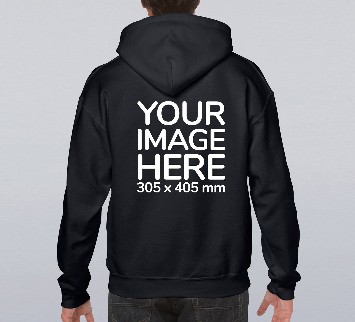 Custom Hoodies Design Your Own Adult Hoodie Back-side