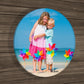 Round Acrylic Print personalised with photo