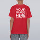 Red Children's T-Shirt - customisable with photo on back