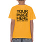 Yellow Kid's T-Shirt - customisable with photo on back