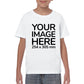 White Kid's T-Shirt - customisable with photo on front