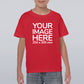 Custom Red Kid's T-Shirt - Children's printed t shirts