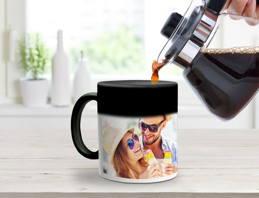 Custom Magic Mug - magically changing colour when pouring in hot drink