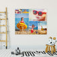 Custom Poster Prints hanging on Wall of Kid's room. Custom Posters.