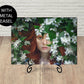 Wood Panel standing on Metal Easel