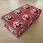 Gift Wrapping design with Christmas text and personalised repeating picture