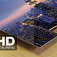 Close-up of HD Metal Print with image of New York