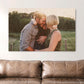 Family Picture printed on Wood and hanging on the wall